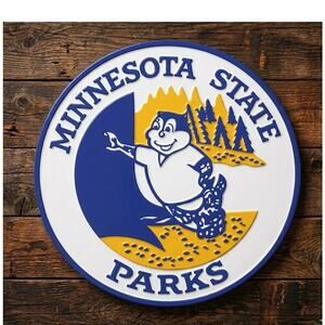 Minnesota State Park Sign Camp Hike Trail Outdoors National Park Forest Travel